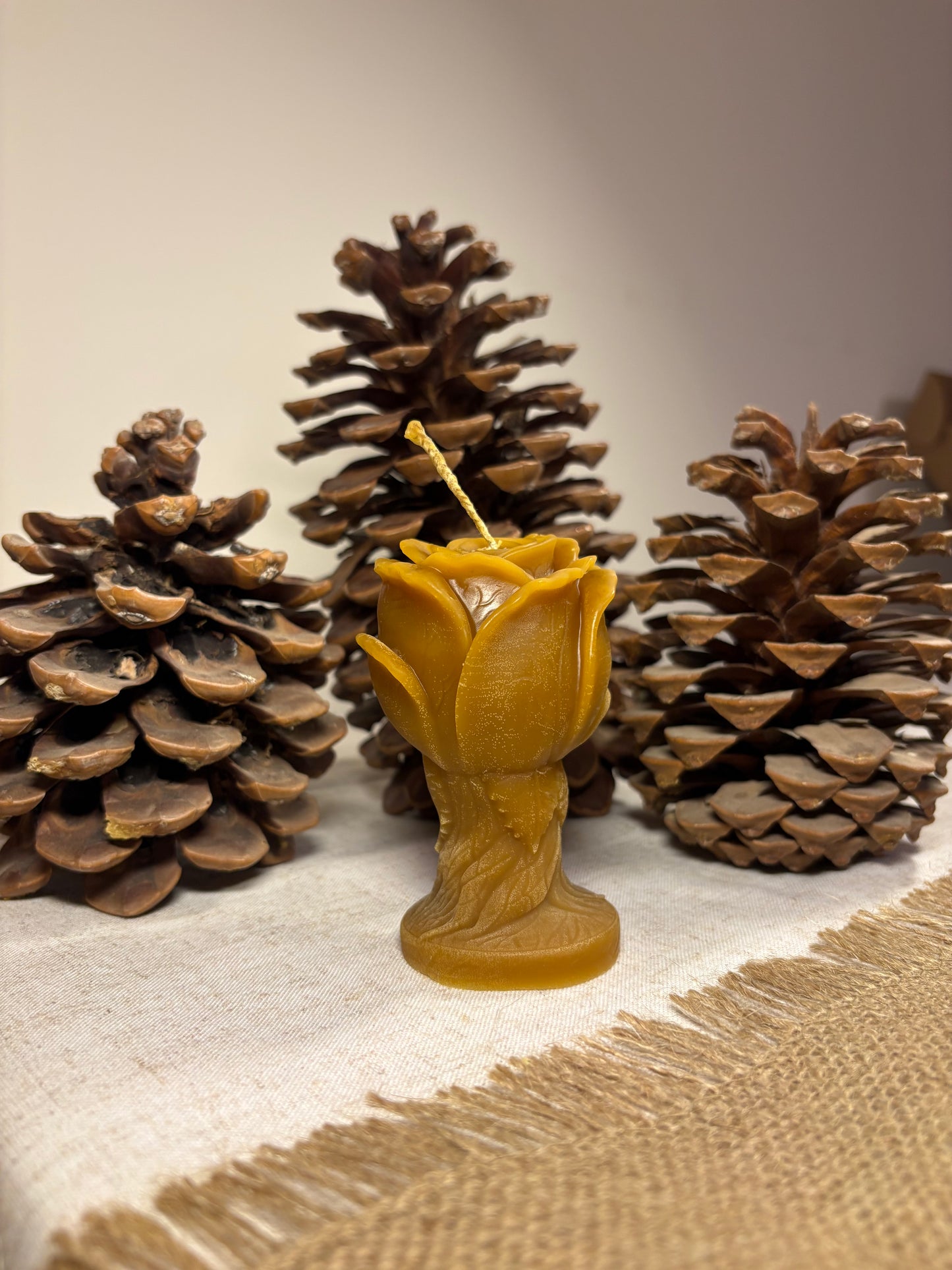 Vela Decorativa Rosa