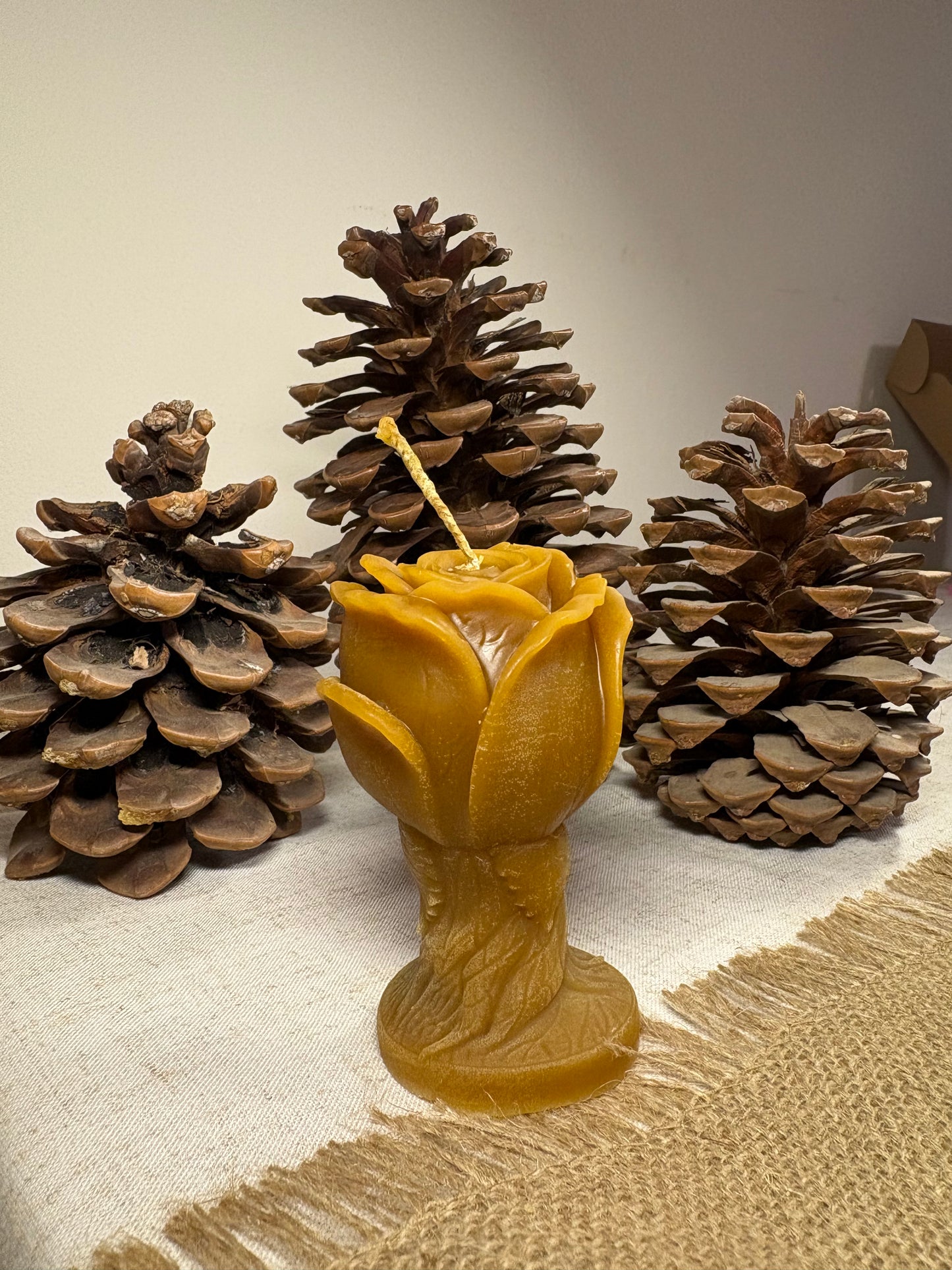 Vela Decorativa Rosa