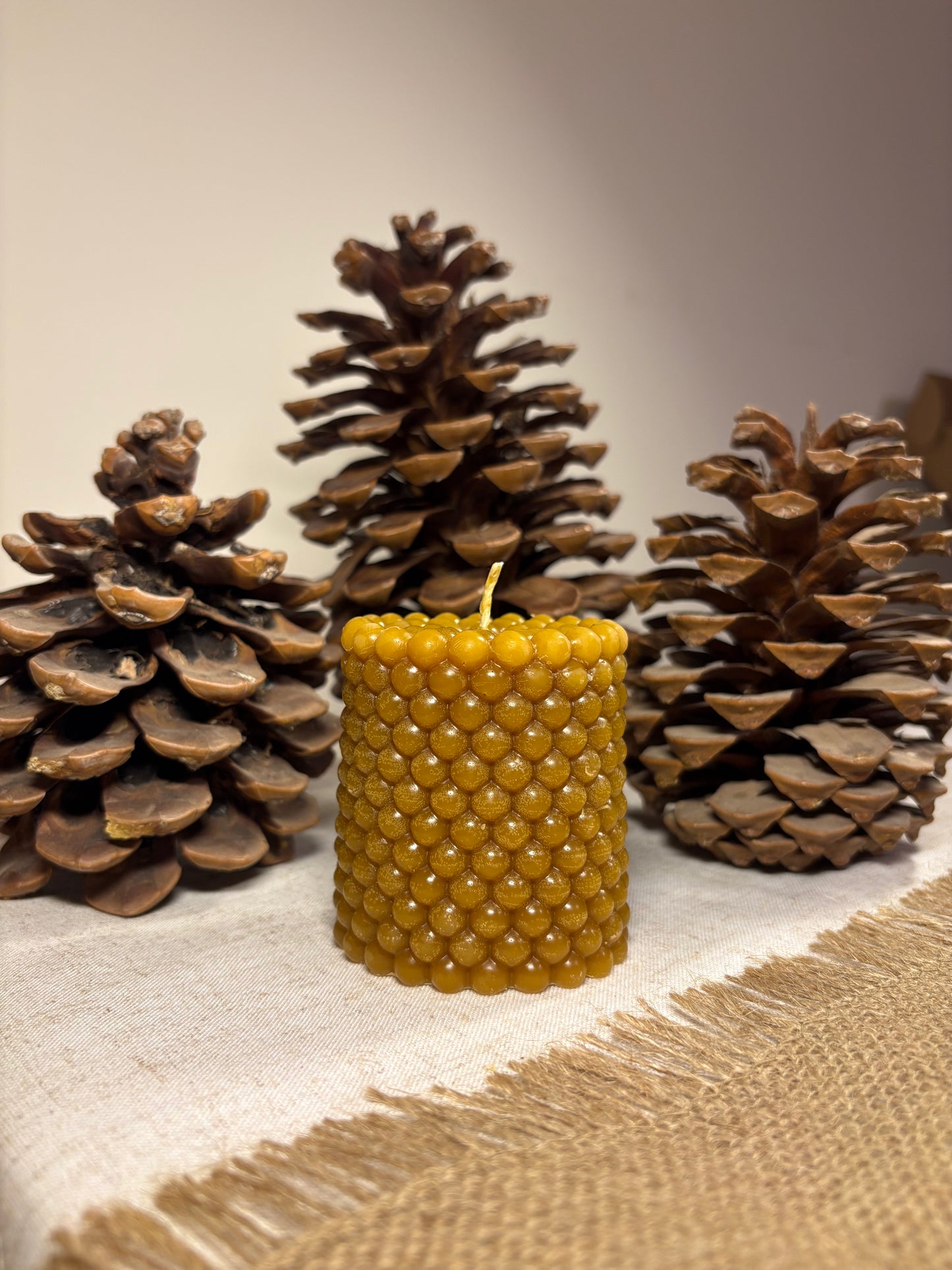 Vela Panal de Cera de Abeja